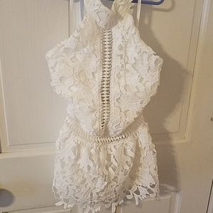 Lace halter